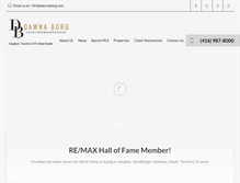 Tablet Screenshot of dawnaborg.com